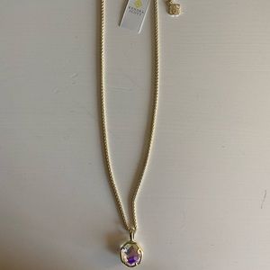 Kendra Scott Cynthia gold pendant necklace